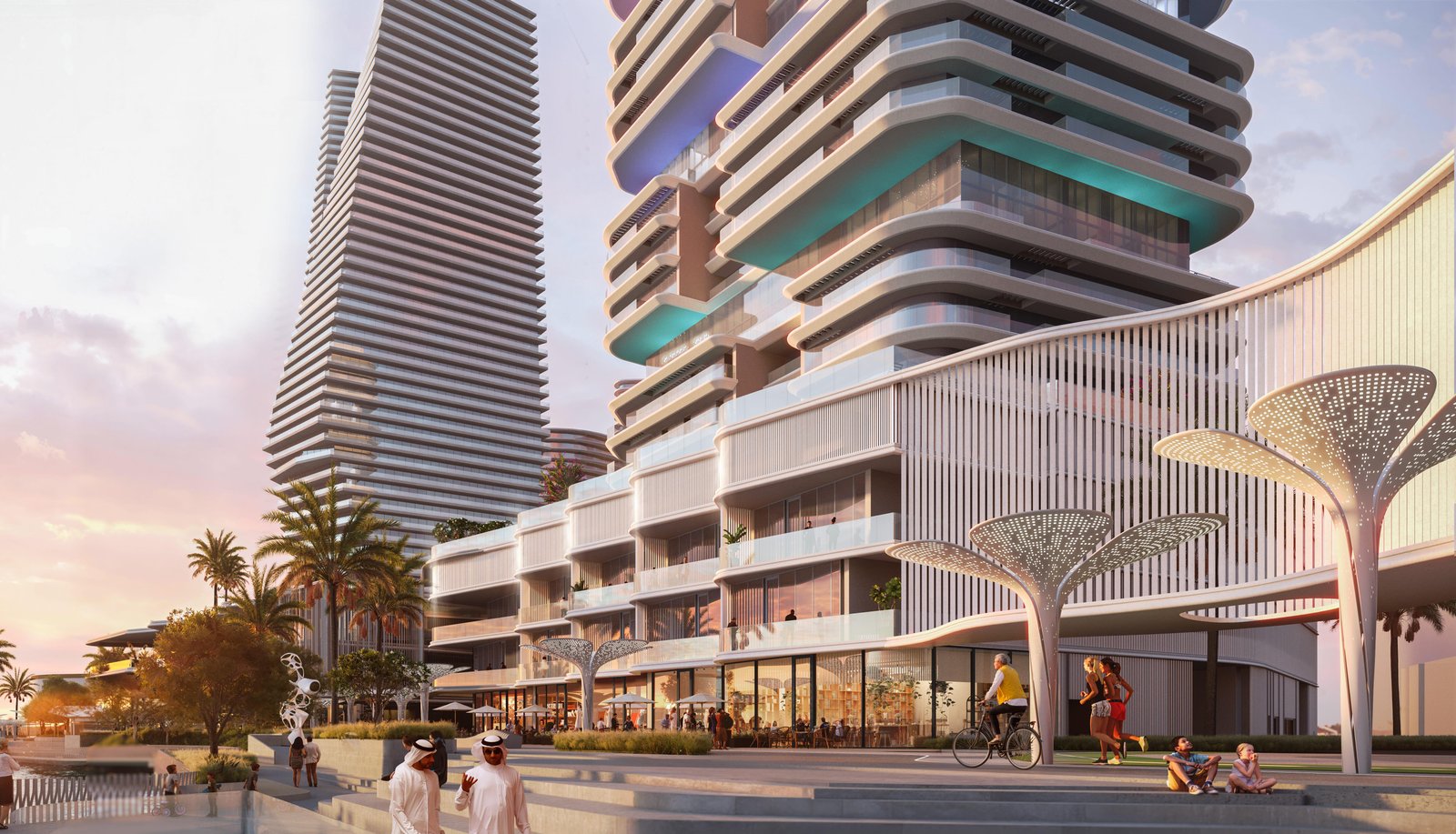Interior lounge area at The Artery Residences reflecting contemporary finishes and a refined coastal lifestyle.